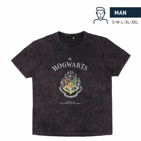 Maglia a Maniche Corte Uomo Harry Potter Grigio Grigio scuro di Harry Potter, T-shirt - Rif: S0728711, Prezzo: 10,47 €, Scont...