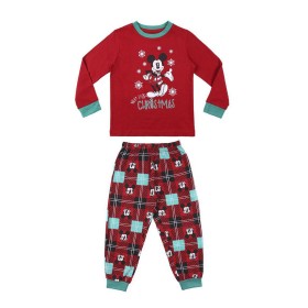 Pijama Infantil Mickey Mouse Rojo de Mickey Mouse, Pijamas dos piezas - Ref: S0728712, Precio: 14,14 €, Descuento: %