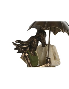 Deko-Figur Gold Pfau 50 x 30 x 85 cm | Tienda24 Tienda24.eu