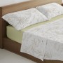 Bettwäsche-Set Alexandra House Living Circe Creme King size 4 Stücke von Alexandra House Living, Bettlaken und Kissenbezüge -...