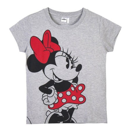 Maglia a Maniche Corte per Bambini Minnie Mouse Grigio di Minnie Mouse, T-shirt - Rif: S0729788, Prezzo: 11,91 €, Sconto: %