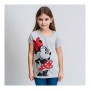 Maglia a Maniche Corte per Bambini Minnie Mouse Grigio di Minnie Mouse, T-shirt - Rif: S0729788, Prezzo: 11,91 €, Sconto: %