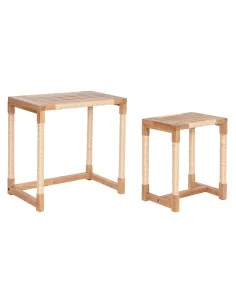 Mesa Plegable Confortime Madera 73 x 52 x 75 cm (2 Unidades) | Tienda24 Tienda24.eu