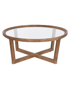 Tavolino da Caffè Home ESPRIT Cristallo Abete 100 x 100 x 43 cm da Home ESPRIT, Tavoli - Ref: S3053806, Precio: 215,04 €, Des...