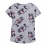 Camisola de Manga Curta Mulher Minnie Mouse Cinzento de Minnie Mouse, T-shirts - Ref: S0729887, Preço: 12,09 €, Desconto: %