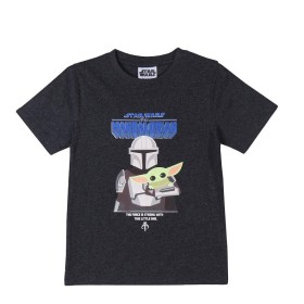 Camiseta de Manga Corta Infantil The Mandalorian Negro de The Mandalorian, Camisetas de manga corta - Ref: S0730037, Precio: ...