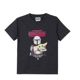 Camisola de Manga Curta Infantil The Mandalorian Preto de The Mandalorian, Camisolas de manga curta - Ref: S0730038, Preço: 1...