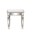 Side table Home ESPRIT Silver Mirror MDF Wood 43,5 x 33 x 45,5 cm | Tienda24 Tienda24.eu