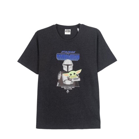 Camisola de Manga Curta Homem The Mandalorian Preto Adultos de The Mandalorian, T-shirts - Ref: S0730049, Preço: 10,02 €, Des...