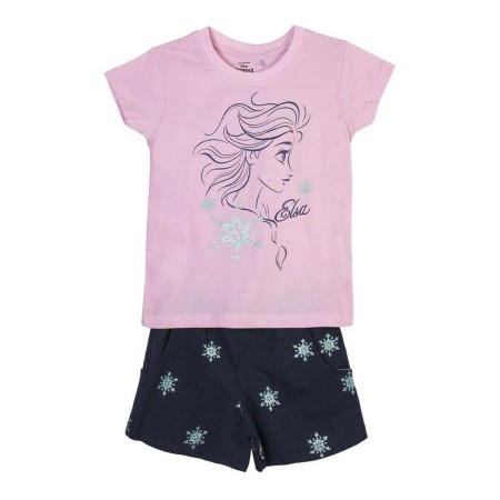 Bekleidungs-Set Frozen Dunkelblau von Frozen, Shorts & Shirt Sets - Ref: S0730378, Preis: 18,43 €, Rabatt: %