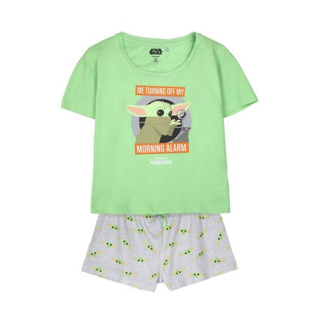 Pijama de Verão The Mandalorian Verde Verde Claro Mulher de The Mandalorian, Pijamas - Ref: S0730388, Preço: 16,73 €, Descont...