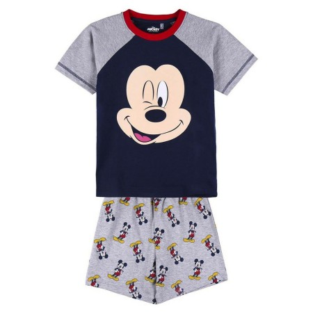 Pyjama D'Été Mickey Mouse Gris de Mickey Mouse, Ensembles de pyjama - Réf : S0731088, Prix : 15,22 €, Remise : %