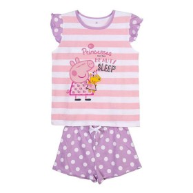 Pijama de Verano Peppa Pig Rosa Morado de Peppa Pig, Pijamas - Ref: S0731089, Precio: 15,22 €, Descuento: %