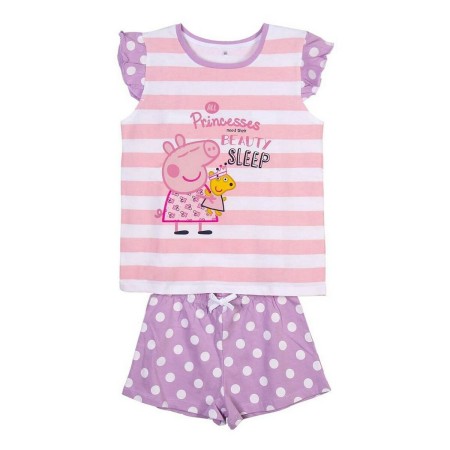 Pijama de Verão Peppa Pig Cor de Rosa Roxo de Peppa Pig, Pijamas - Ref: S0731089, Preço: 15,22 €, Desconto: %