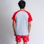 Pigiama Estivo Mickey Mouse Rosso (Adulti) Uomo Grigio di Mickey Mouse, Pigiami due pezzi - Rif: S0731122, Prezzo: 16,73 €, S...