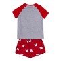 Pigiama Estivo Minnie Mouse Rosso Grigio di Minnie Mouse, Pigiami due pezzi - Rif: S0731123, Prezzo: 15,96 €, Sconto: %