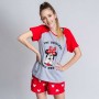 Pijama de Verão Minnie Mouse Vermelho Mulher Cinzento de Minnie Mouse, Pijamas - Ref: S0731124, Preço: 20,18 €, Desconto: %