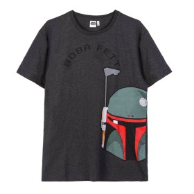 T-shirt à manches courtes homme Boba Fett Gris Gris foncé Adultes de Boba Fett, T-shirts - Réf : S0731147, Prix : 14,14 €, Re...