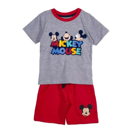 Bekleidungs-Set Mickey Mouse Grau von Mickey Mouse, Shorts & Shirt Sets - Ref: S0731424, Preis: 15,55 €, Rabatt: %