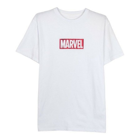 Camiseta de Manga Corta Hombre Marvel Blanco Adultos de Marvel, Camisetas - Ref: S0731426, Precio: 14,14 €, Descuento: %