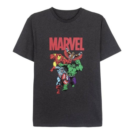 Maglia a Maniche Corte Uomo Marvel Grigio Grigio scuro Adulti di Marvel, T-shirt - Rif: S0731430, Prezzo: 12,63 €, Sconto: %