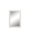 Miroir mural Home ESPRIT Blanc Naturel Bois de manguier Indien 94 x 3 x 140 cm | Tienda24 Tienda24.eu