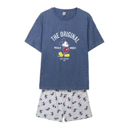 Pyjama Mickey Mouse Bleu foncé (Adultes) Homme de Mickey Mouse, Ensembles de pyjama - Réf : S0731960, Prix : 18,22 €, Remise : %