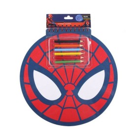 Stationery Set Spider-Man Notebook Red (30 x 30 x 1 cm) by Spider-Man, School Supply Sets - Ref: S0732003, Price: 6,78 €, Dis...