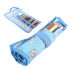 Astuccio per la Scuola con Accessori Frozen Azzurro (22 pcs) di Frozen, Porta penne - Rif: S0732383, Prezzo: 10,47 €, Sconto: %