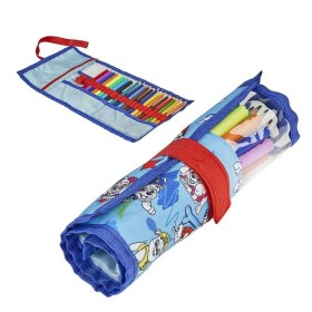 School Case with Accessories The Paw Patrol Blue (22 pcs) by The Paw Patrol, Pencil cases - Ref: S0732479, Price: 10,47 €, Di...