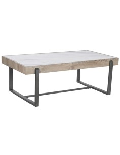 Centre Table Alexandra House Living Brown Metal Fir wood MDF Wood 63 x 46 x 63 cm | Tienda24 Tienda24.eu