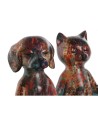 Decorative Figure Home ESPRIT Multicolour animals 20 x 13,5 x 22,5 cm (2 Units) | Tienda24 Tienda24.eu