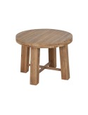 Small Side Table Home ESPRIT Brown Fir MDF Wood 60 x 60 x 45 cm | Tienda24 Tienda24.eu