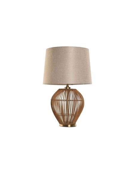 Lampe de bureau Home ESPRIT Marron Beige Doré Naturel 50 W 220 V 43 x 43 x 67 cm | Tienda24 Tienda24.eu