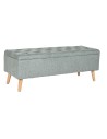 Banqueta Home ESPRIT Preto Verde Natural Madeira 114 x 44 x 42 cm | Tienda24 Tienda24.eu