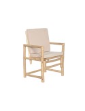 Poltrona Home ESPRIT Bianco Beige Naturale Cotone 61 x 50 x 90 cm da Home ESPRIT, Sedie - Ref: S3054227, Precio: 82,28 €, Des...