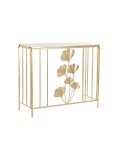 Console DKD Home Decor Doré Métal Verre 91 x 32 x 77 cm | Tienda24 Tienda24.eu