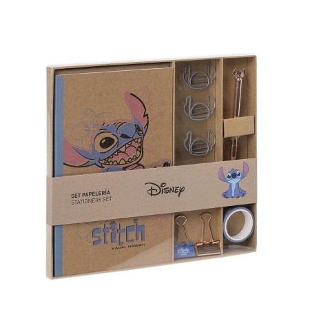 Stationery Set Stitch 10 Pieces Blue | Tienda24 - Global Online Shop Tienda24.eu