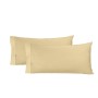 Funda de almohada Alexandra House Living Marrón claro 45 x 80 cm (2 Unidades) de Alexandra House Living, Sábanas y fundas de ...