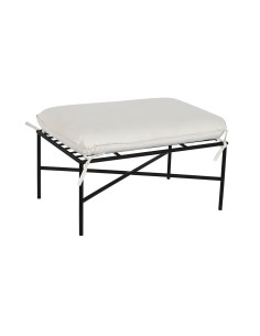 Poggiapiedi Home ESPRIT Bianco Nero Metallo Città 75 x 50 x 45 cm da Home ESPRIT, Ottomane e poggiapiedi - Ref: S3054346, Pre...