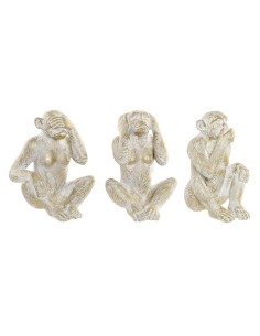 Decorative Figure DKD Home Decor Aluminium Marble (30 x 10 x 44 cm) | Tienda24 Tienda24.eu