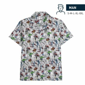 Camisa Marvel Cinzento claro (Adultos) de Marvel, Camisas casuais - Ref: S0733610, Preço: 19,47 €, Desconto: %