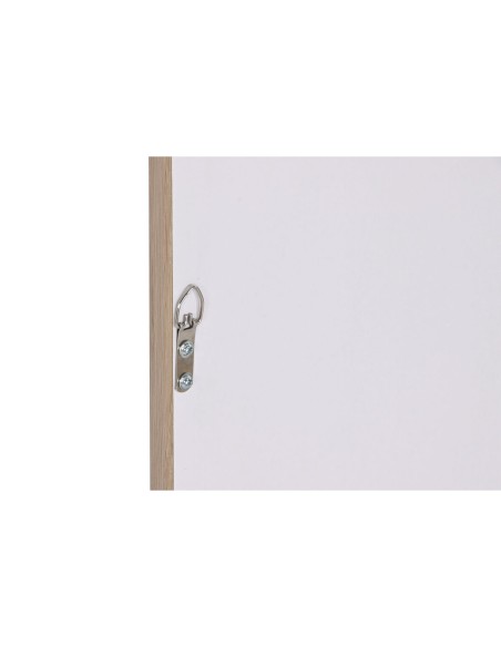 Espejo de pared Home ESPRIT Blanco Marrón Beige Gris Cristal Poliestireno 33 x 3 x 95,5 cm (4 Unidades) | Tienda24 Tienda24.eu