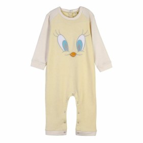 Barboteuse à Manches Longues pour Bébé Looney Tunes Gris Jaune de Looney Tunes, Lingerie de nuit et peignoirs - Réf : S073377...