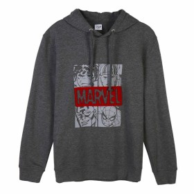 Herren Sweater mit Kapuze Marvel Grau Dunkelgrau von Marvel, Sweatshirts - Ref: S0733783, Preis: 24,19 €, Rabatt: %