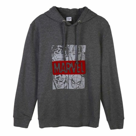 Sudadera con Capucha Hombre Marvel Gris Gris oscuro de Marvel, Sudaderas - Ref: S0733783, Precio: 24,19 €, Descuento: %