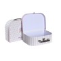 Juego de Cajas Decorativas DKD Home Decor 28 x 9,5 x 20 cm Rosa