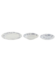 Geschirr-Set Weiß Glas (2 Stück) 18 Stücke | Tienda24 Tienda24.eu