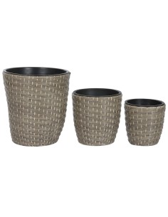 Blumentopf Grau Zement Büste 20,5 x 13 x 29 cm | Tienda24 Tienda24.eu