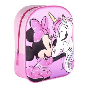 School Bag Minnie Mouse Pink (25 x 31 x 10 cm) by Minnie Mouse, Children's Backpacks - Ref: S0734710, Price: 9,17 €, Discount: %